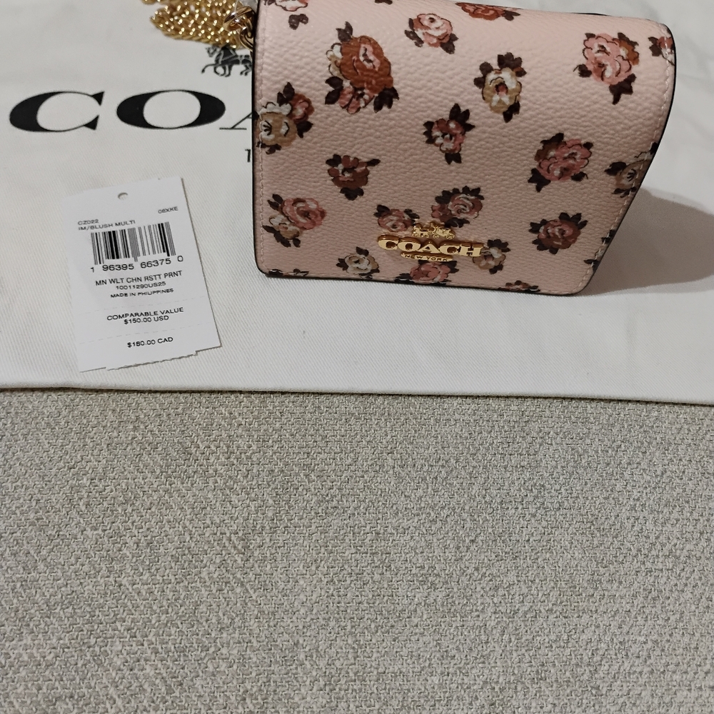 Coach mini wallet rosette chain purse - Picture 4 of 4